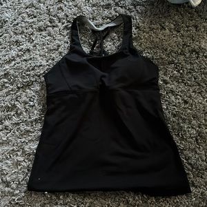 Athletic Black Tank Top